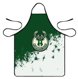 Milwaukee Bucks NBA BBQ Kitchen Apron Men Women Chef
