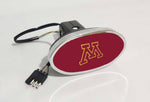 Minnesota Golden Gophers NCAA Hitch Cover LED Brake Light for Trailer