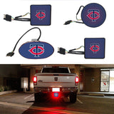 Minnesota Twins MLB Hitch Cover LED Brake Light for Trailer