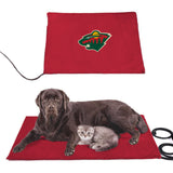 Minnesota Wild NHL Pet Heating Pad Constant Heated Mat