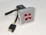 Mississippi State Bulldogs NCAA Hitch Cover LED Brake Light for Trailer