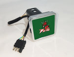 Mississippi Valley State Delta Devils NCAA Hitch Cover LED Brake Light for Trailer