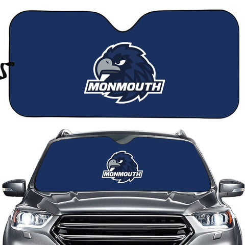 Monmouth Hawks NCAA Car Windshield Sun Shade Universal Fit Sunshade