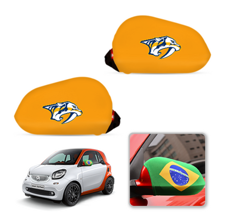 Nashville Predators NHL Car rear view mirror cover-View Elastic