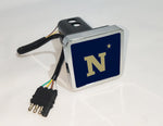 Navy Midshipmen NCAA Hitch Cover LED Brake Light for Trailer