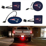 New England Patriots NFL Hitch Cover LED Brake Light for Trailer