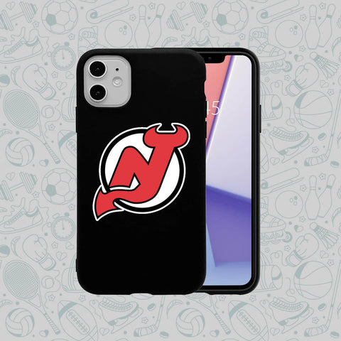 Phone Case Rubber Plastic NHL-New Jersey Devils Print