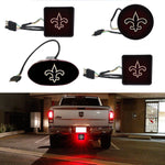 New Orleans Saints NFL Hitch Cover LED Brake Light for Trailer