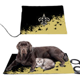 New Orleans Saints NFL Pet Heating Pad Constant Heated Mat