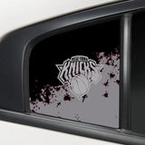 New York Knicks NBA Rear Side Quarter Window Vinyl Decal Stickers Fits Dodge Charger