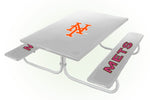 New York Mets MLB Picnic Table Bench Chair Set Outdoor Cover
