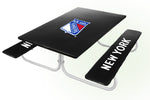 New York Rangers NHL Picnic Table Bench Chair Set Outdoor Cover