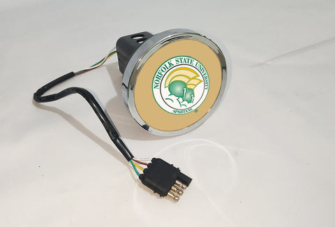 Norfolk State Spartans NCAA Hitch Cover LED Brake Light for Trailer