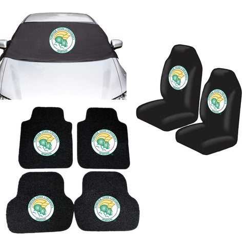 Norfolk State Spartans NCAA Car Front Windshield Cover Seat Cover Floor Mats