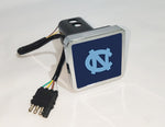 North Carolina Tar Heels NCAA Hitch Cover LED Brake Light for Trailer