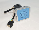 North Carolina Tar Heels NCAA Hitch Cover LED Brake Light for Trailer