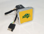 North Dakota State Bison NCAA Hitch Cover LED Brake Light for Trailer
