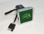 North Dakota State Bison NCAA Hitch Cover LED Brake Light for Trailer