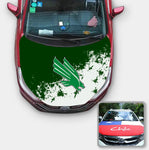 North Texas Mean Green NCAA Car Auto Hood Engine Cover Protector