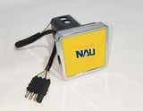 Northern Arizona Lumberjacks NCAA Hitch Cover LED Brake Light for Trailer