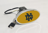 Notre Dame Fighting Irish NCAA Hitch Cover LED Brake Light for Trailer