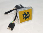 Notre Dame Fighting Irish NCAA Hitch Cover LED Brake Light for Trailer