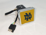 Notre Dame Fighting Irish NCAA Hitch Cover LED Brake Light for Trailer