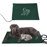 Oakland Athletics MLB Pet Heating Pad Constant Heated Mat