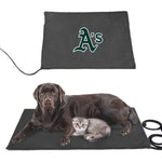 Oakland Athletics MLB Pet Heating Pad Constant Heated Mat