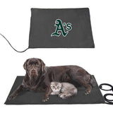 Oakland Athletics MLB Pet Heating Pad Constant Heated Mat
