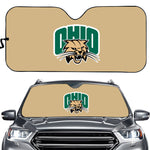 Ohio Bobcats NCAA Car Windshield Sun Shade Universal Fit Sunshade