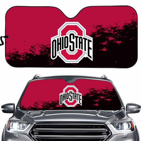 Ohio State Buckeyes NCAA Car Windshield Sun Shade Universal Fit Sunshade