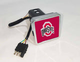 Ohio State Buckeyes NCAA Hitch Cover LED Brake Light for Trailer