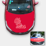 Ole Miss Rebels NCAA Car Auto Hood Engine Cover Protector