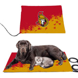 Ottawa Senators NHL Pet Heating Pad Constant Heated Mat