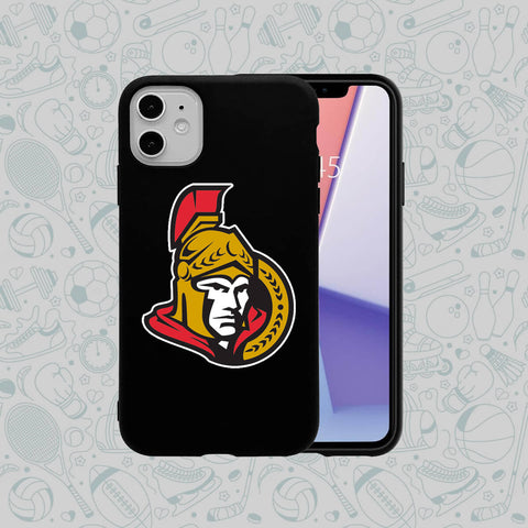 Phone Case Rubber Plastic NHL-Ottawa Senators Print