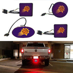 Phoenix Suns NBA Hitch Cover LED Brake Light for Trailer