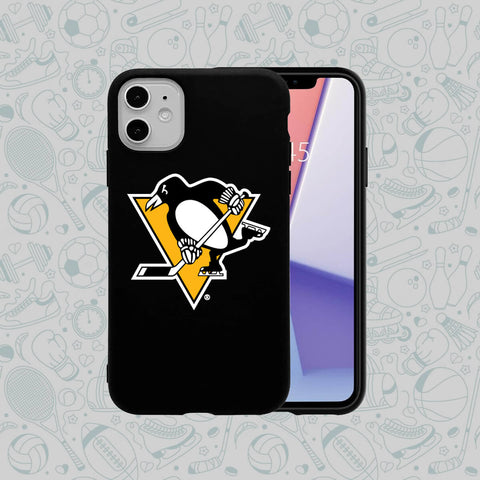 Phone Case Rubber Plastic NHL-Pittsburgh Penguins Print