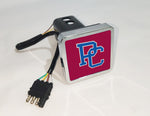 Presbyterian Blue Hose NCAA Hitch Cover LED Brake Light for Trailer