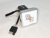 Sam Houston State Bearkats NCAA Hitch Cover LED Brake Light for Trailer