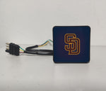 San Diego Padres MLB Hitch Cover LED Brake Light for Trailer