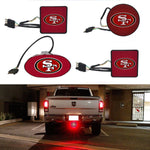San Francisco 49ers NFL Hitch Cover LED Brake Light for Trailer