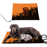 San Francisco Giants MLB Pet Heating Pad Constant Heated Mat