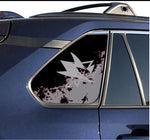 San Jose Sharks NHL Rear Side Quarter Window Vinyl Decal Stickers Fits Toyota Rav4