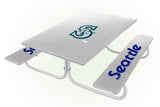 Seattle Mariners MLB Picnic Table Bench Chair Set Outdoor Cover