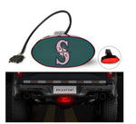 Seattle Mariners MLB Hitch Cover LED Brake Light for Trailer
