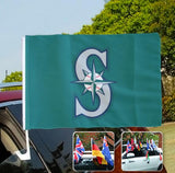 Seattle Mariners MLB Car Window Flag