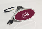 Southern Illinois Salukis NCAA Hitch Cover LED Brake Light for Trailer