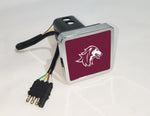 Southern Illinois Salukis NCAA Hitch Cover LED Brake Light for Trailer