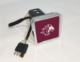 Southern Illinois Salukis NCAA Hitch Cover LED Brake Light for Trailer